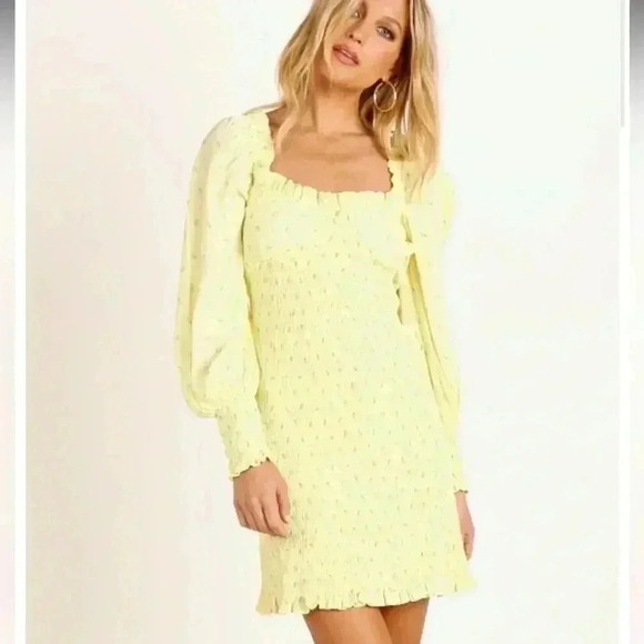 Faithful The Brand Gombardy Mini Dress Bisset Foral print  SIZE 10 / XL - Picture 1 of 11